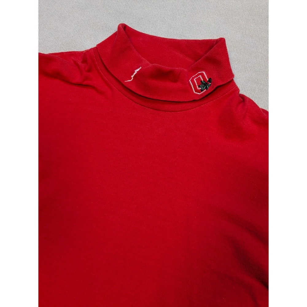 Vintage Ohio State Buckeyes Shirt Mens XL Red Pro Player Football Turtleneck 90s